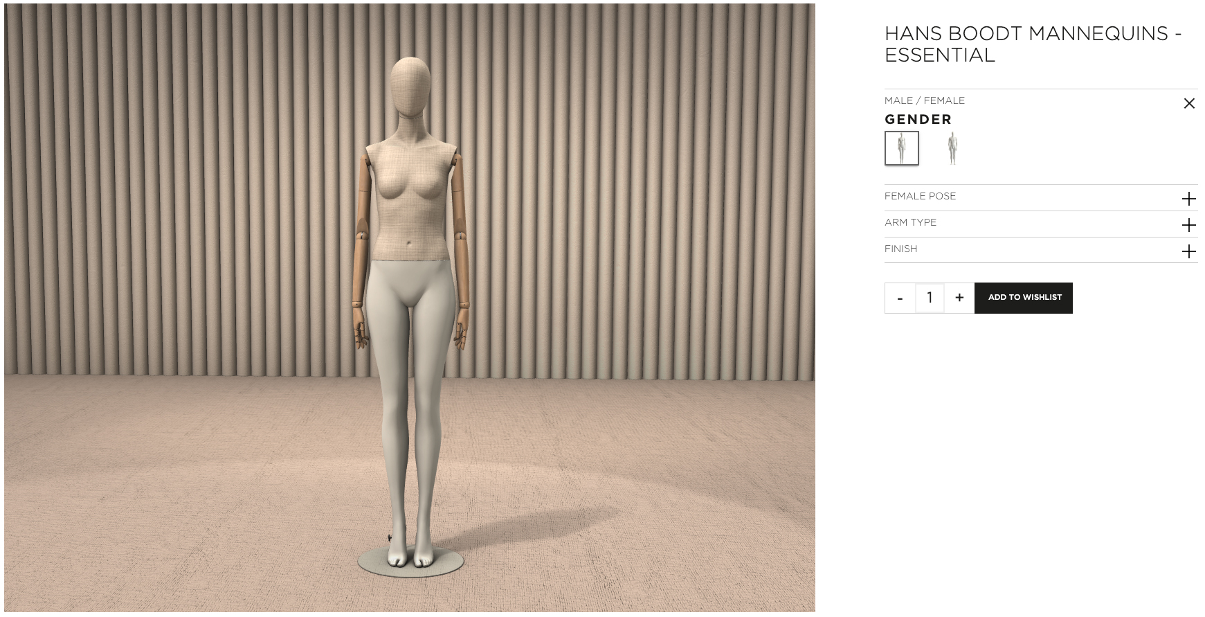 Covered male mannequins – Essential collection Hans Boodt Mannequins
