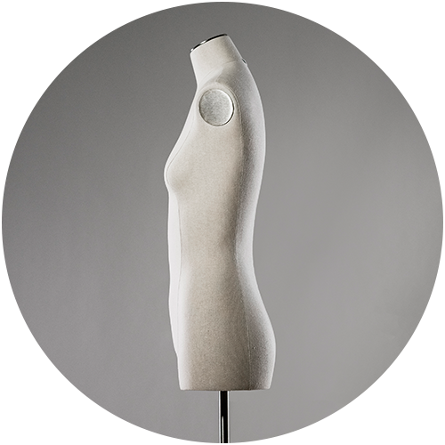 Covered torsos mannequins – Wonderwood collection Hans Boodt Mannequins